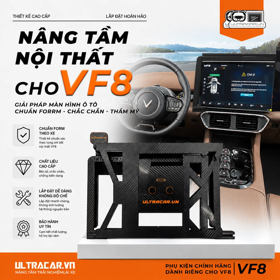 Thiết kế giá đỡ UltraCar cho VinFast VF8