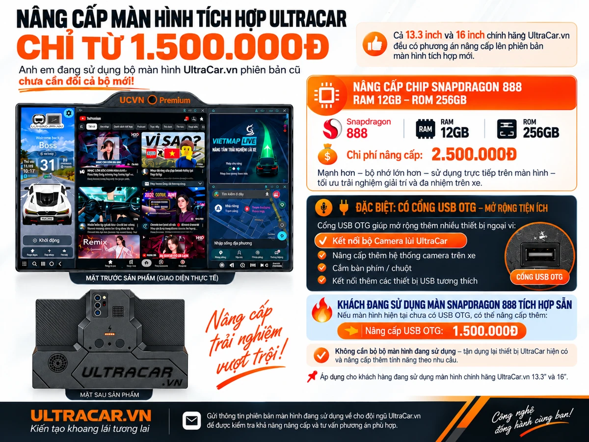 Upgrade your UltraCar