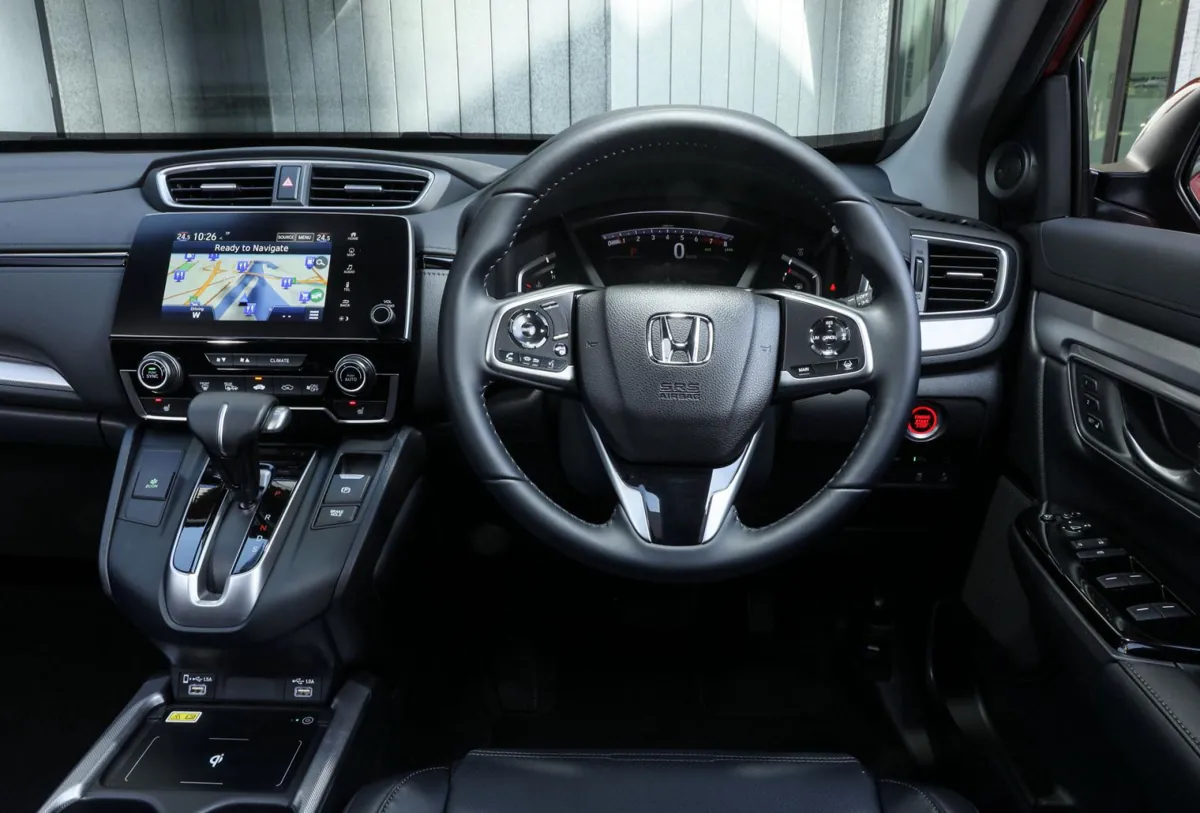Khoang lái nguyên bản để tham khảo. Honda CR-V 2021